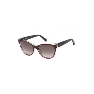 Ochelari de soare cu lentile in degrade - Maro cognac/Gri inchis