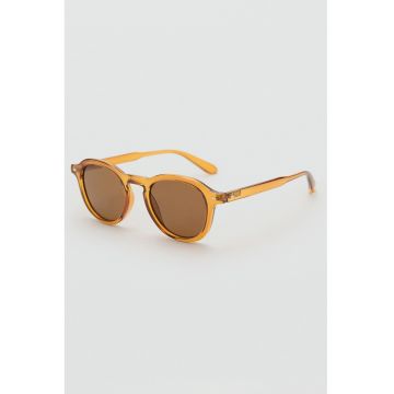 Ochelari de soare cu lentile uni Pantos - Galben
