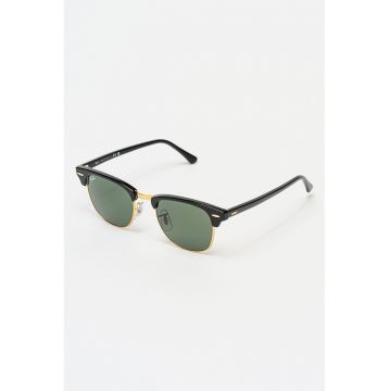 Ochelari de soare cu model unisex Woman Clubmaster Black