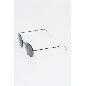 Ochelari de soare dreptunghiulari unisex 22 - Negru carbon