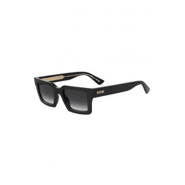Ochelari de soare dreptunghiulari unisex - Negru