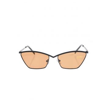 Ochelari de soare eleganti cu rama metalica neagra