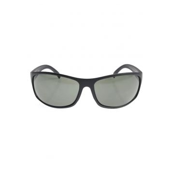 Ochelari de soare negri cu lentile fumurii si design clasic