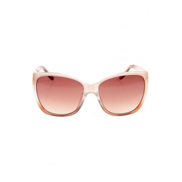 Ochelari de soare oversized bicolori cu lentile degrade