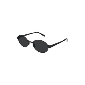 Ochelari de soare rotunzi cu rama metalica - 654963 - Negru