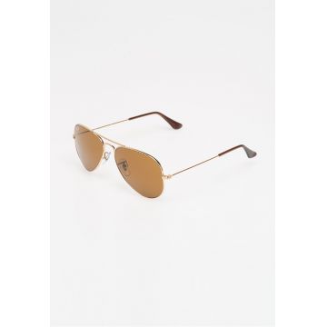 Ochelari de soare unisex  RB3025 AVIATOR - 55 mm - Auriu