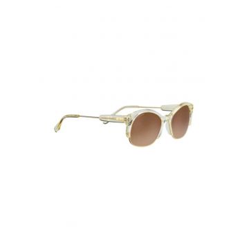 Ochelari  VINITA Shiny Bold Gold Champagne Translucide AB2749 Acetate - Mineral Polarized Drivers Gradient SS529003