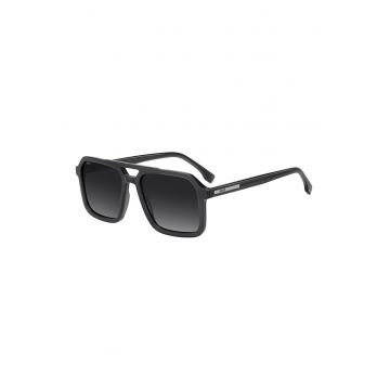 Ochelari de soare aviator cu lentile in degrade - Black Onyx/Argintiu