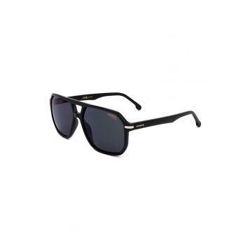 Ochelari de soare aviator cu logo. - Auriu/Negru