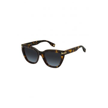 Ochelari de soare butterfly cu lentile in degrade - Maro inchis/Albastru ultramarin/Maro scortisoara