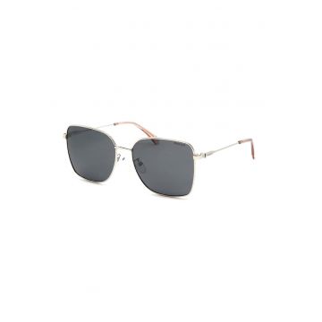 Ochelari de soare butterfly cu lentile polarizate - Nude rose/Auriu pal