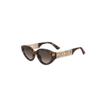 Ochelari de soare cat-eye cu lentile in degrade - Auriu - Maro inchis - Portocaliu - - Auriu/Maro inchis/Portocaliu