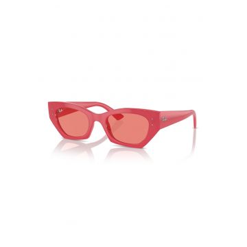 Ochelari de soare cat-eye unisex Zena - Roz aprins