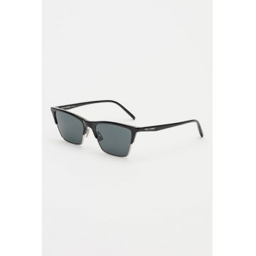 Ochelari de soare Clubmaster - Negru/Argintiu