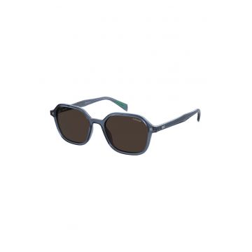 Ochelari de soare cu lentile patrate - Albastru indigo