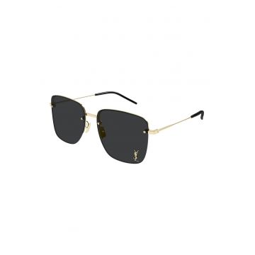 Ochelari de soare cu rama metalica - Auriu/Negru