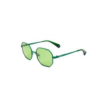Ochelari de soare hexagonali cu lentile polarizate si model unisex