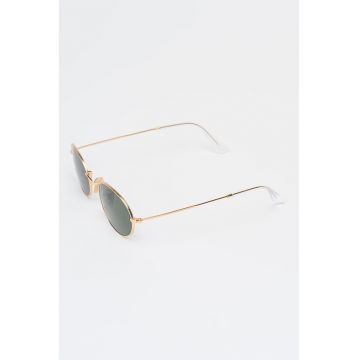 Ochelari de soare ovali unisex - Auriu/Black Onyx