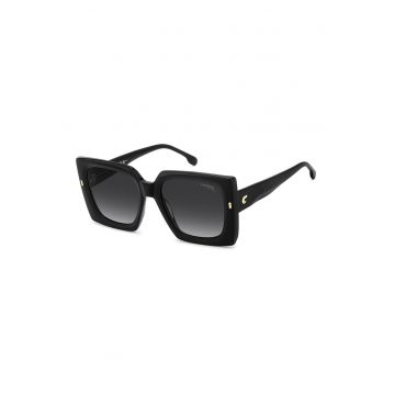 Ochelari de soare patrati cu lentile in degrade - Auriu/Negru