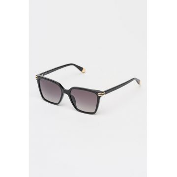 Ochelari de soare patrati cu lentile in degrade - Negru