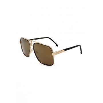 Ochelari de soare pilot cu lentile uni - Auriu/Negru