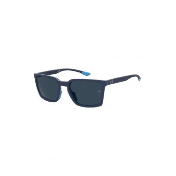 Ochelari de soare unisex cu lentile uni Sportate - Albastru oceanic