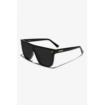 Ochelari de soare unisex dreptunghiulari - Negru