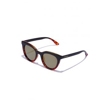 Ochelari de soare unisex polarizati - Negru/Maro