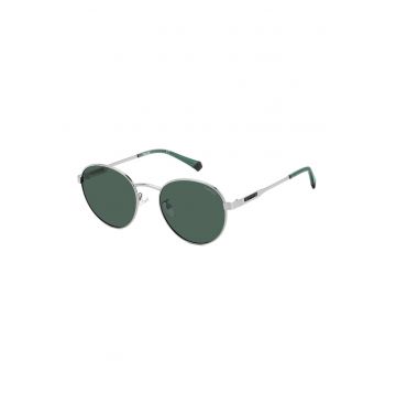 Ochelari de soare unisex polarizati - Verde smarald/Argintiu