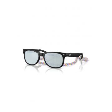 Ochelari de soare wayfarer cu lentile oglinda New - Gri antracit