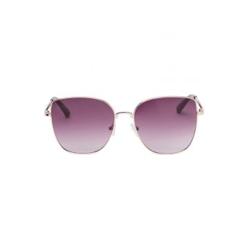 Ochelari de soare din material sintetic - usori - cu lentile cu filtru UV400 - Auriu - Marime unica