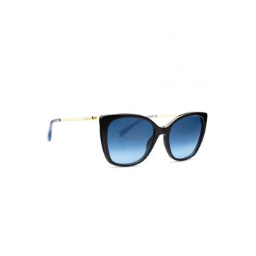 Ochelari de soare cat-eye cu lentile supradimensionate