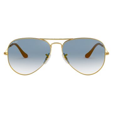 Ochelari de soare unisex Ray-Ban RB3025 001/3F Aviator Large Metal