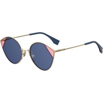Ochelari de soare Fendi FF0341/S LKS KU Auriu Ochelari de soare Fendi FF0341/S LKS KU Auriu