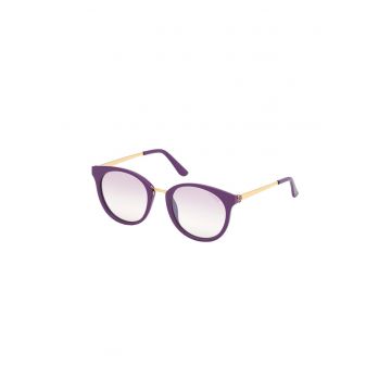 Ochelari de soare cu model colorblock si logo discret