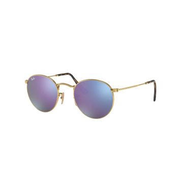 Ray-Ban RB3447N 001/8O Round Metal