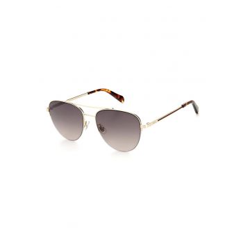 Ochelari de soare aviator cu rama metalica