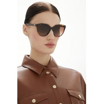 Burberry ochelari de soare femei, culoarea maro