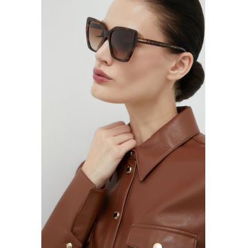 Burberry ochelari de soare 0BE4366 femei, culoarea maro