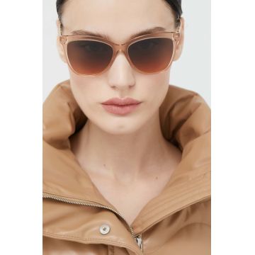 Burberry ochelari de soare femei, culoarea portocaliu