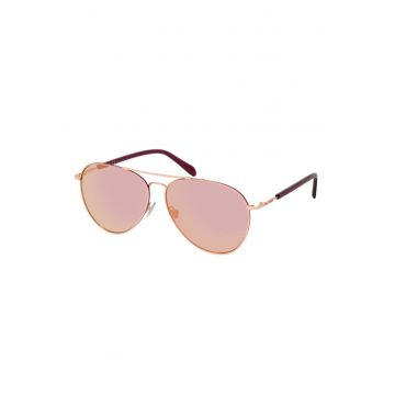 Ochelari de soare aviator cu rama metalica