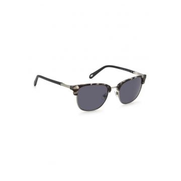 Ochelari de soare clubmaster cu lentile uni