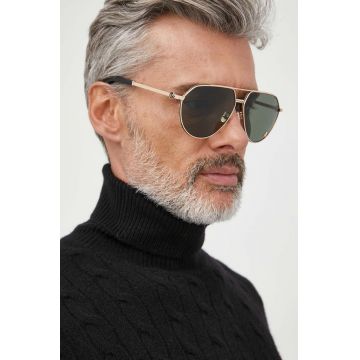 Philipp Plein ochelari de soare barbati, culoarea auriu