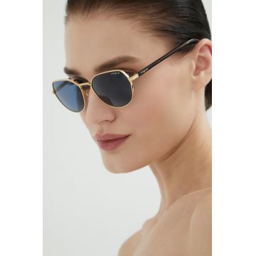 VOGUE ochelari de soare femei, culoarea auriu