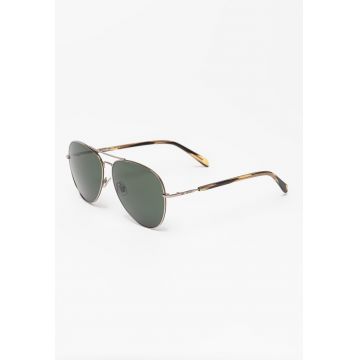 Ochelari de soare aviator cu rama metalica