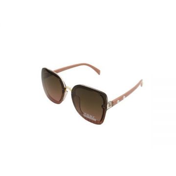 Ochelari de soare Butterfly, supradimensionati, Roz - Shop Like A Pro