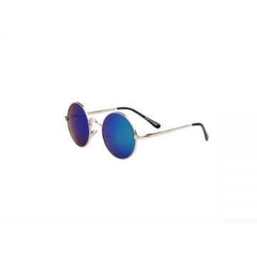 Ochelari de soare Rotunzi Shop Like A Pro® Retro John Lennon Culoare uniforma Albastru