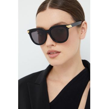 Bottega Veneta ochelari de soare femei, culoarea negru