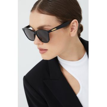 Bottega Veneta ochelari de soare femei, culoarea negru