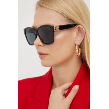 Balenciaga ochelari de soare femei, culoarea maro Balenciaga ochelari de soare femei, culoarea maro